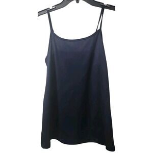 Harlow & Rose Cami‎ Top Adjustable Straps Casual Tank Top Black Size S